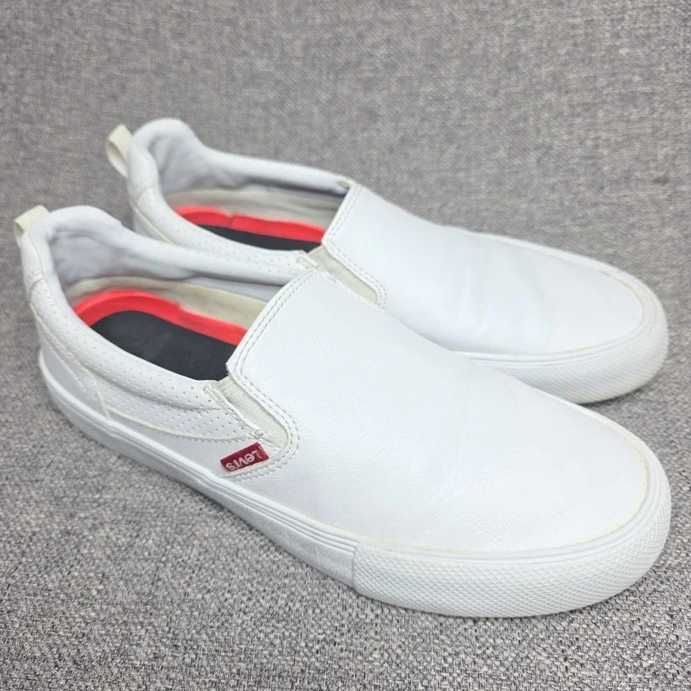 Levis  Womens Naya Performance Slip On Sneakers White Size 9